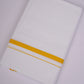 HD-25 W/D DHOTI  3.80 MTR-Gold yellow