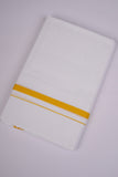 HD-25 W/D DHOTI  3.80 MTR-Gold yellow
