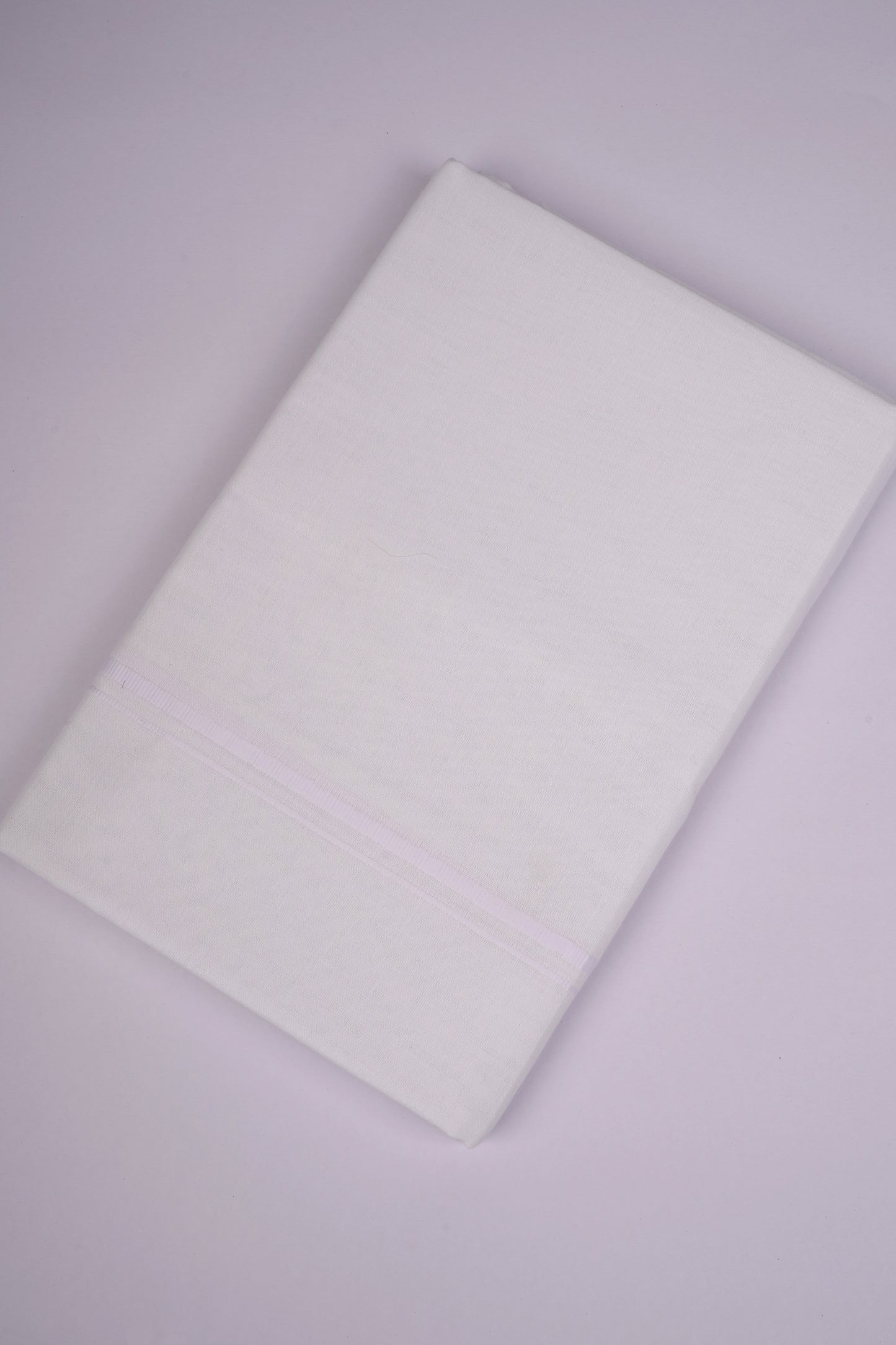 PMD-07 WHITE DOUBLE DHOTI  3.80 MTR