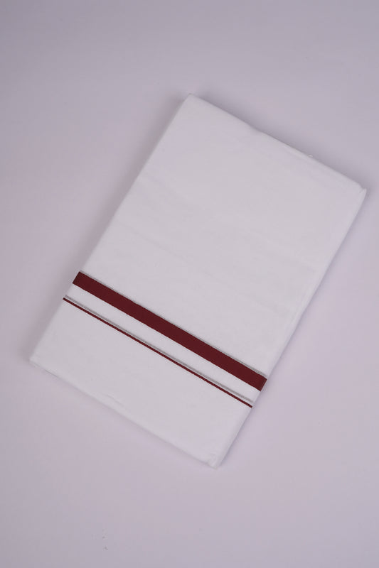HD-28 W/D DHOTI  3.80 MTR-Maroon