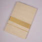 GLD-123C CREAM DOUBLE DHOTI  4.00 MTR