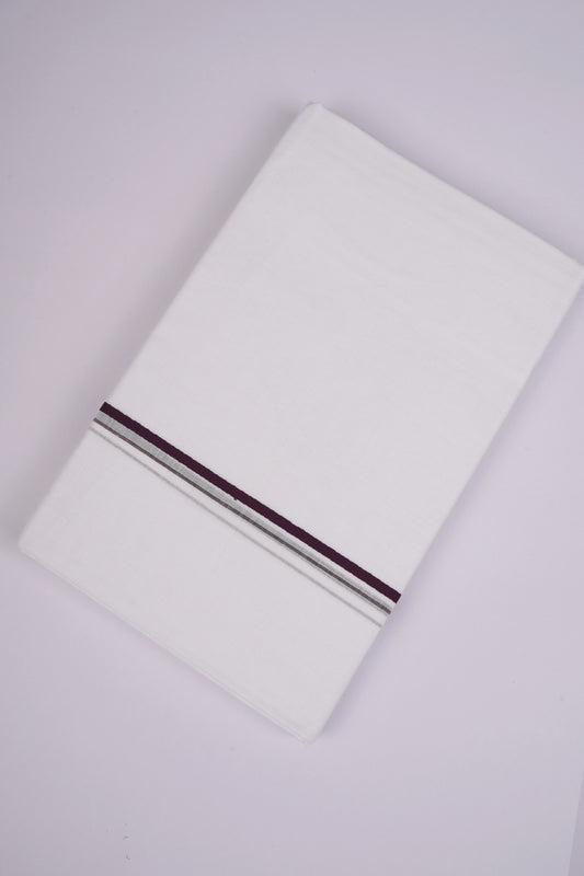 SD-10 W/D DHOTI  3.80 MTR-Maroon