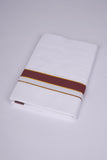 FD-200 W/D DHOTI 3.80 MTR - Dark Maroon