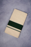 FCD-77C C/D DHOTI  4.00 MTR-Dark green