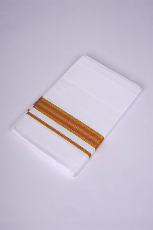 FS-107 W/S DHOTI 2.00 MTR - GOLD BROWN