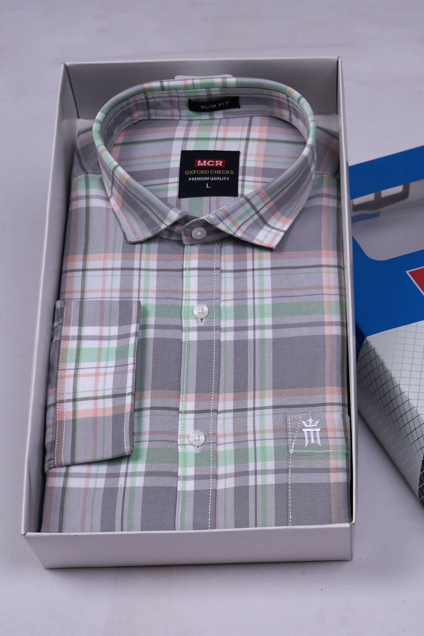 MCR OXFORD 89007 Full Sleeve Formal Color Shirt For Men