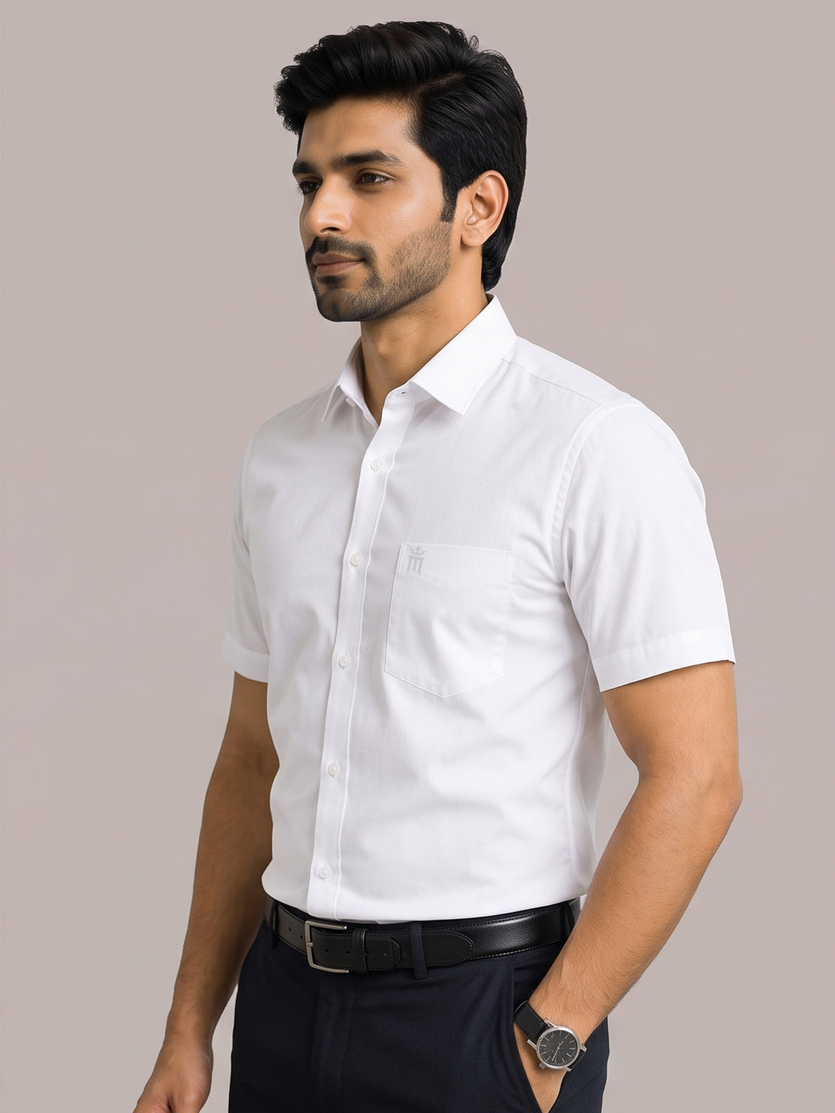 Excel Formal White Shirt For Men