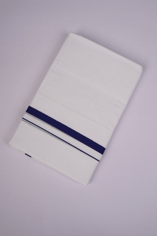 HD-32 W/D DHOTI  3.70 MTR-NAVY Blue