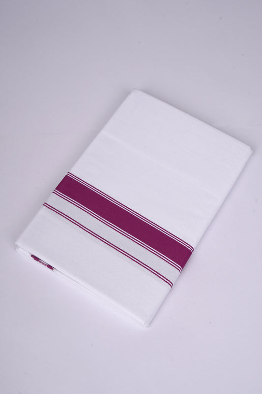 FS-126 W/S DHOTI  1.90 MTR - Dark Violet