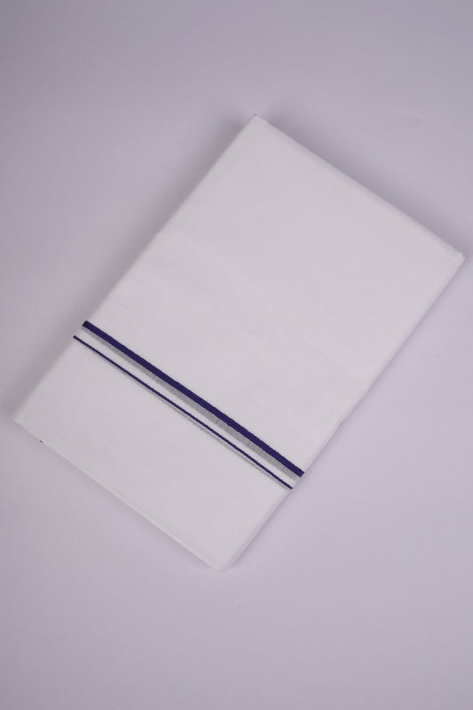 SD-18 W/D DHOTI  3.70 MTR-Dark Blue