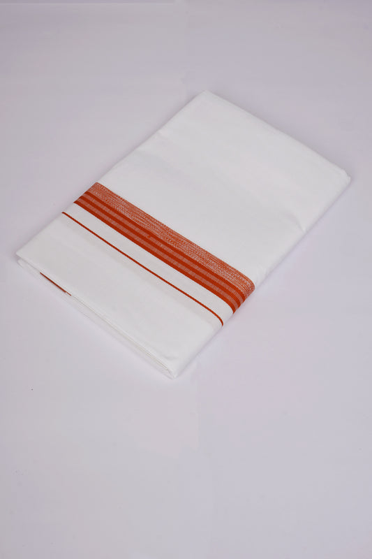 FS-129 W/S DHOTI  1.90 MTR -  Light orange
