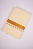 GLD-02C CREAM DOUBLE DHOTI  3.80 MTR