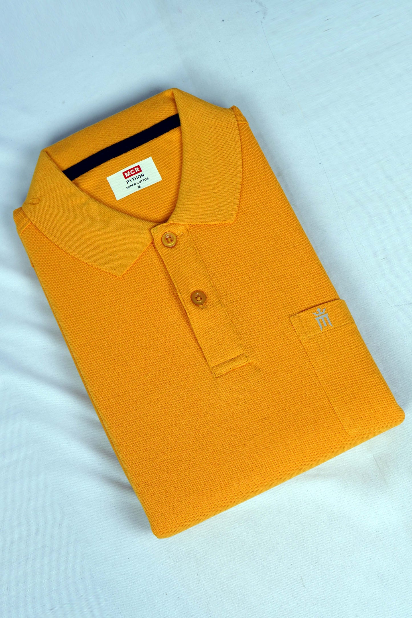 Python Plain Yellow Color T-Shirt - 70002