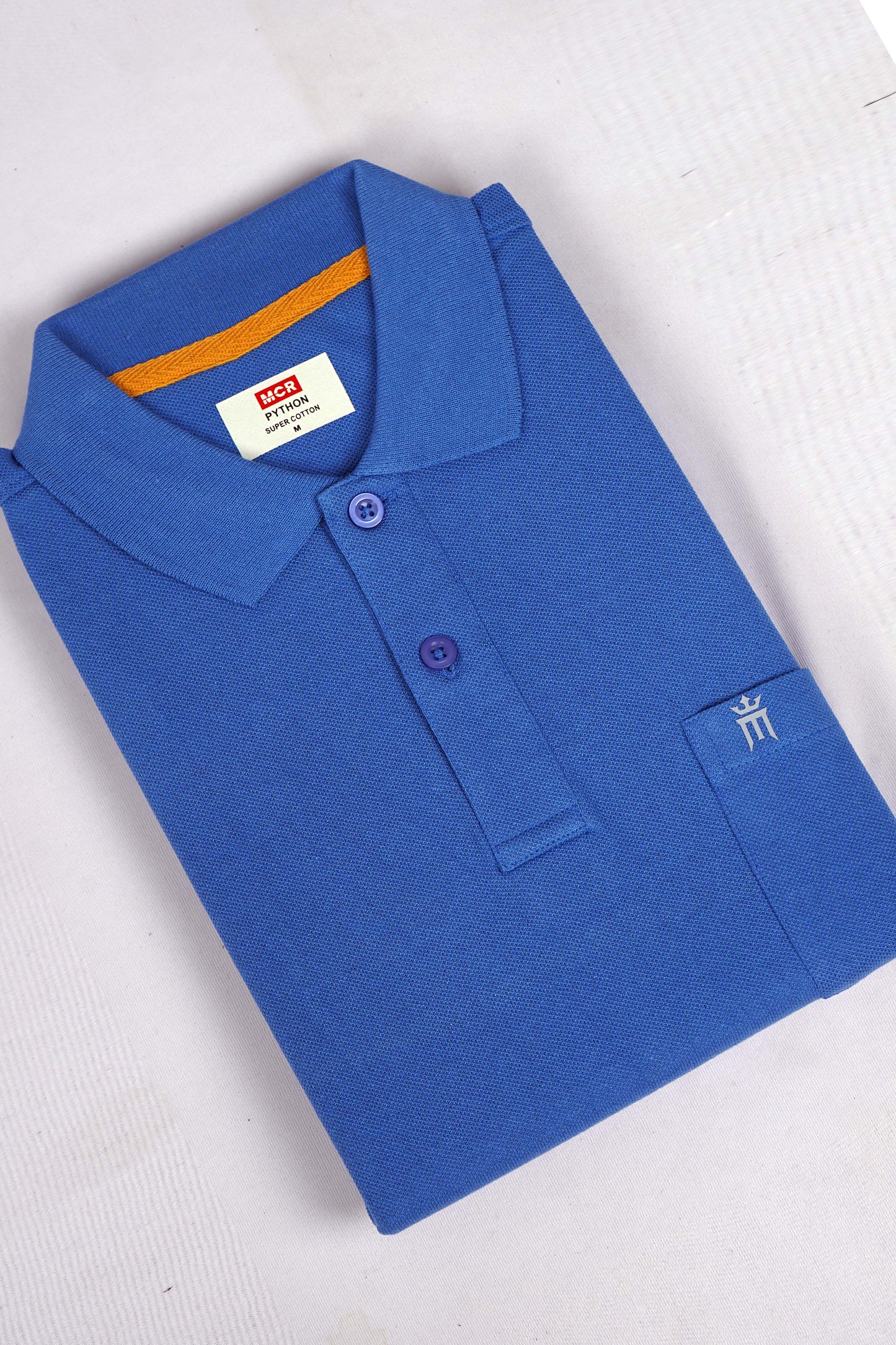 Python Plain SEA BLUE Color T-Shirt - 70009