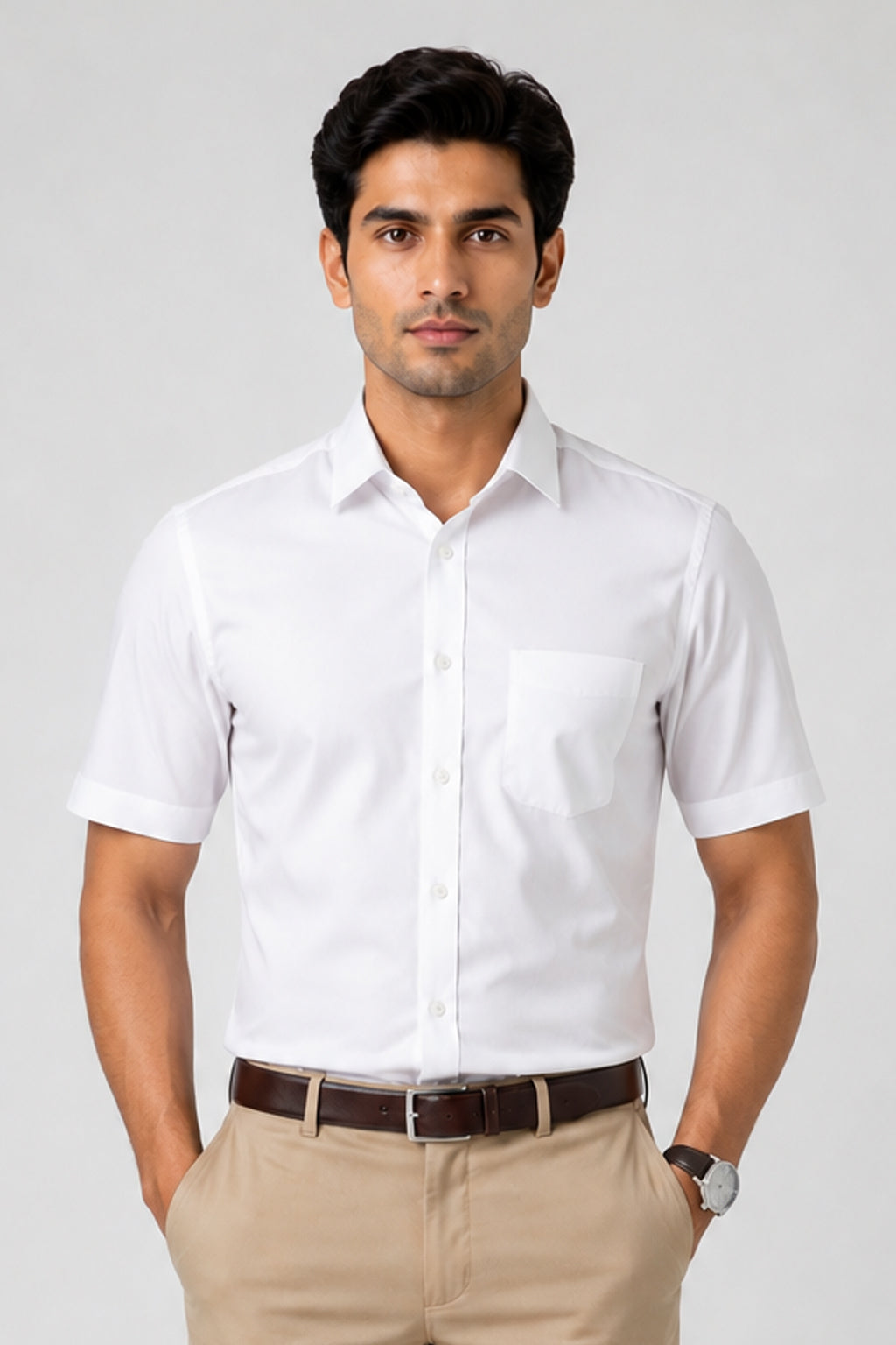 Dennis White Shirt For Men