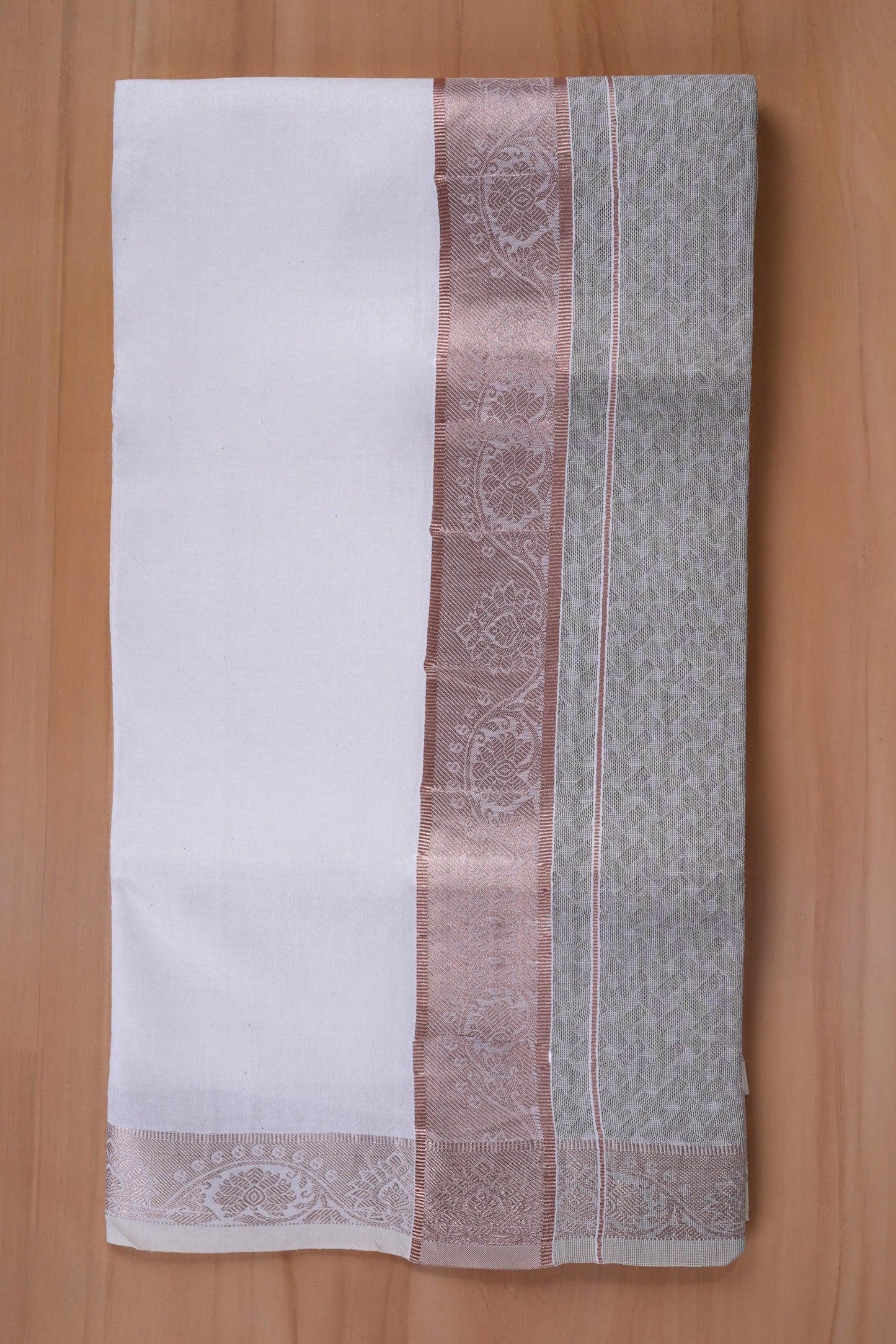 Aayush Cotton Jaquard Shirtings & Dhoti Single Set - D6