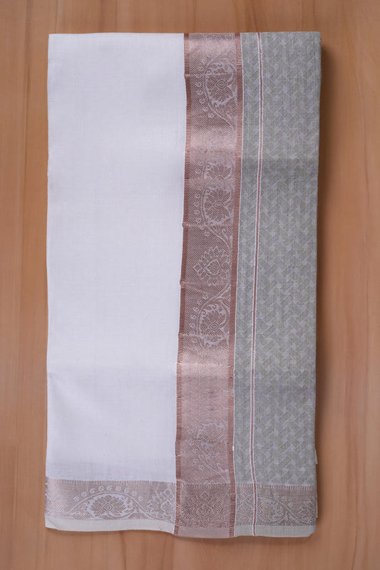 Aayush Cotton Jaquard Shirtings & Dhoti Single Set - D6