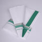 FS-124 W/S DHOTI  1.90 MTR - Silver Green