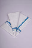 HS-17 STITCH W/S DHOTI  2.00 MTR - Blue