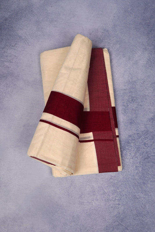 FCD-77C C/D DHOTI  4.00 MTR-Maroon