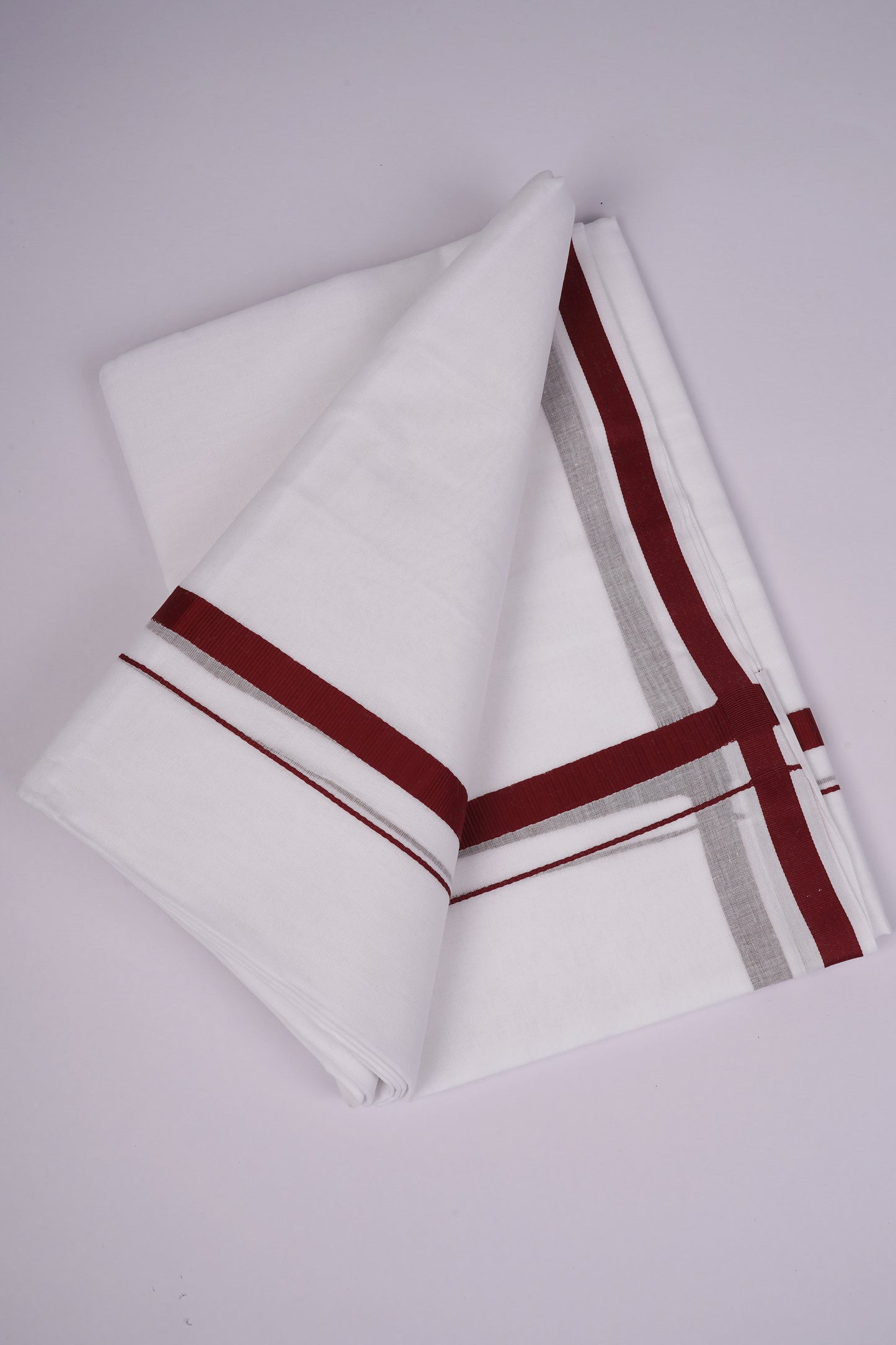 HD-27 W/D DHOTI  3.80 MTR-Maroon
