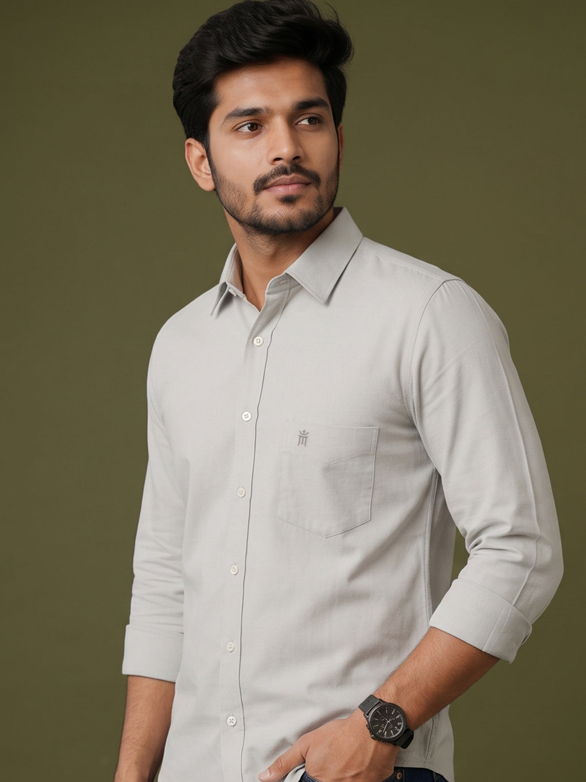 Bamboo Breeze Formal Color Shirt For Men - 94002