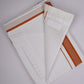 PKT FD-02 VELCRO WHITE DOUBLE DHOTI  - Orange