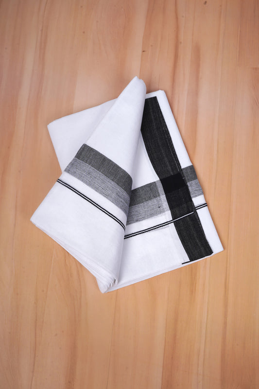 FCD-570 W/D DHOTI 3.80 MTR - Dark Black