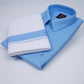 Boston Fancy Double Set H/S - (Assorted Pattern) - 21556 Sky Blue