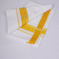 FS-129 W/S DHOTI  1.90 MTR - Yellow