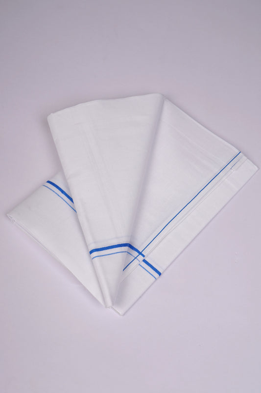 SS-23 W/S DHOTI  1.90 MTR - Blue