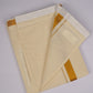 PKT GLD-01C VELCRO CREAM DOUBLE DHOTI