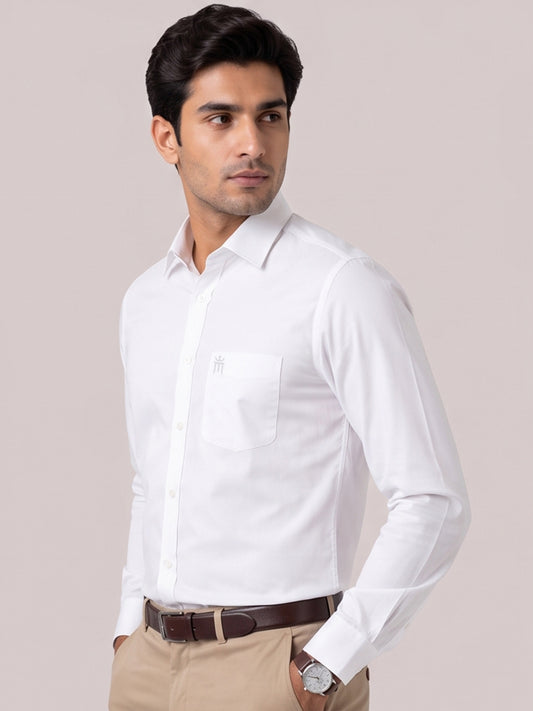 Dennis White Shirt For Men