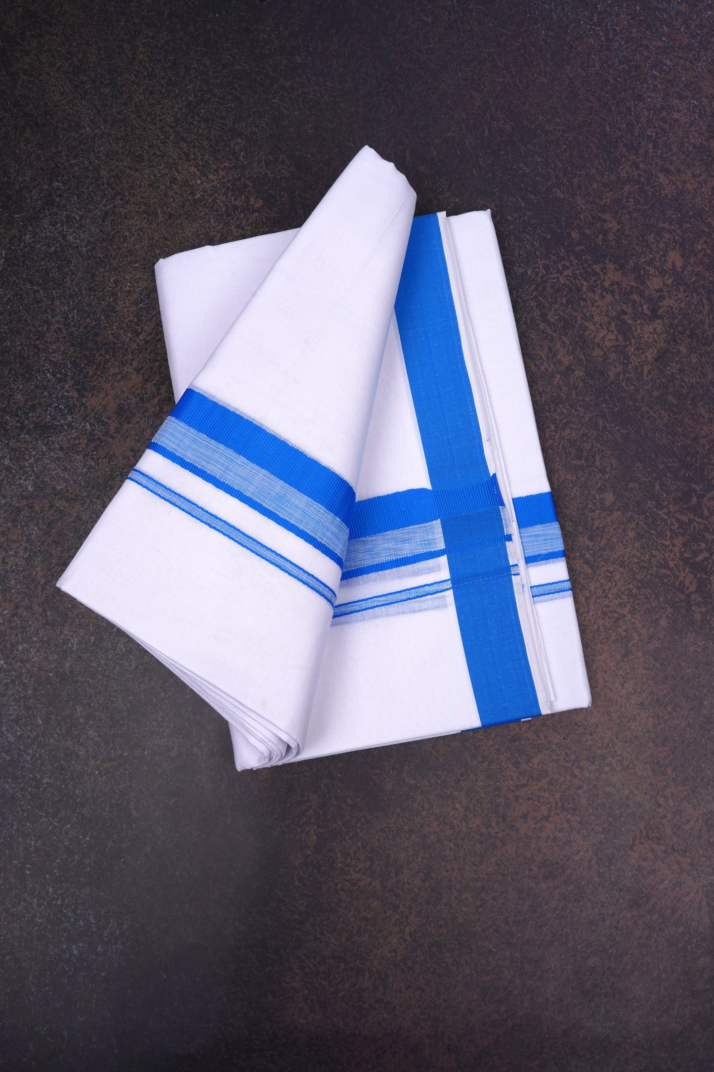 FD-170 W/D DHOTI 3.80 MTR-Sky Blue