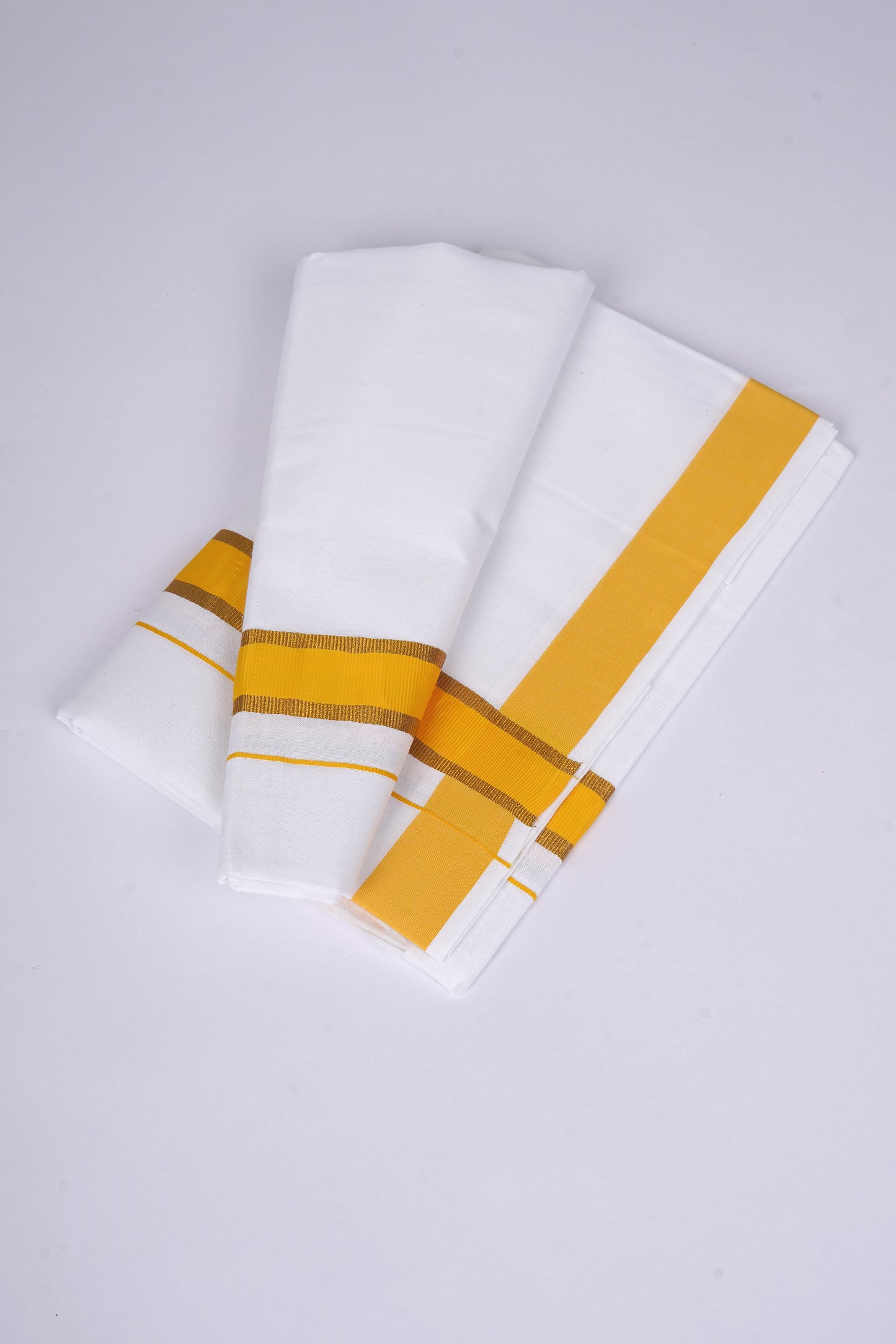 FS-115 W/S DHOTI 2.00 MTR - GOLD YELLOW