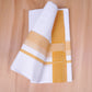 FCD-394 W/D DHOTI 3.80 MTR-Yellow