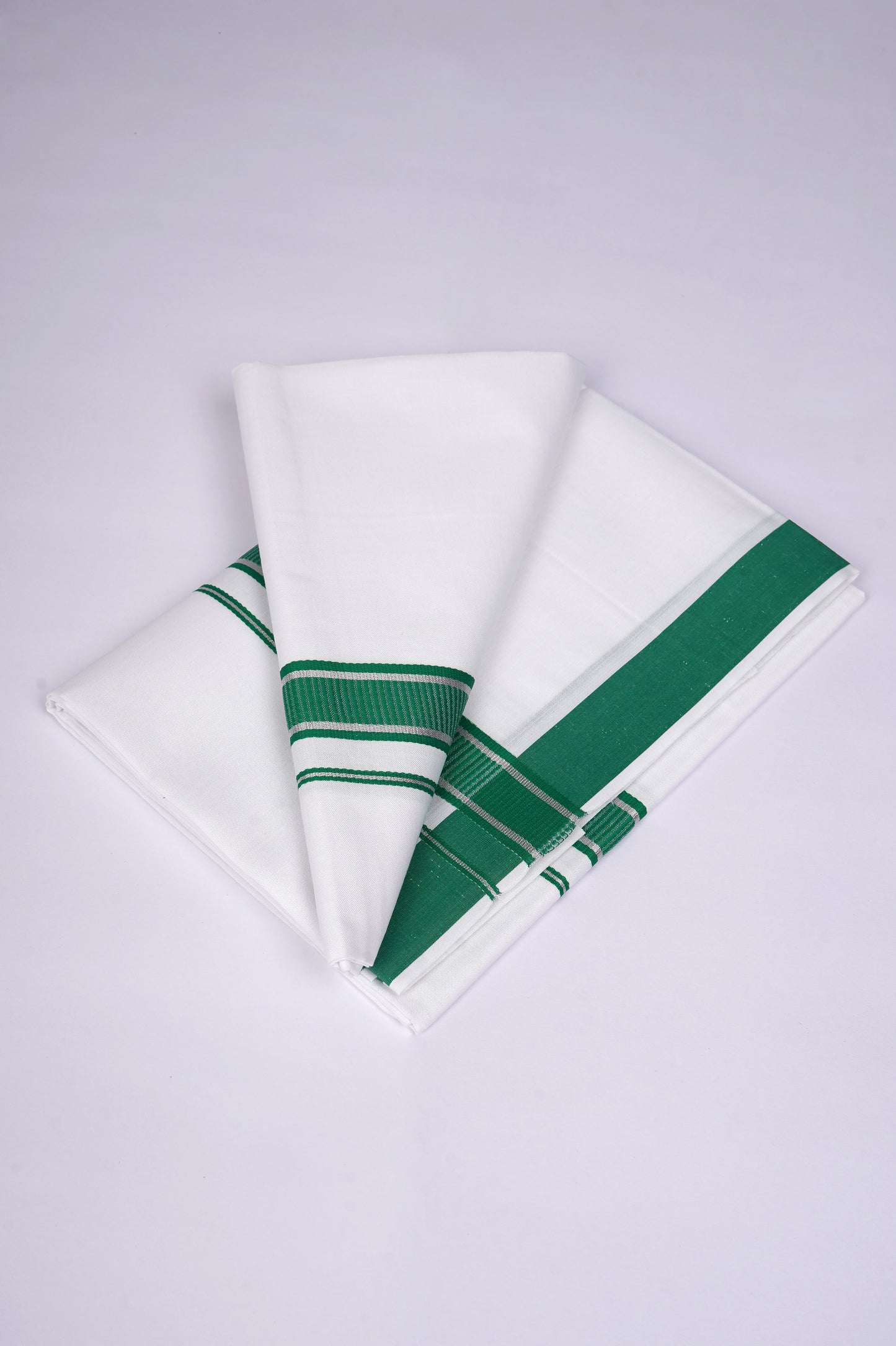 FS-130 W/S DHOTI  1.90 MTR - Dark Green