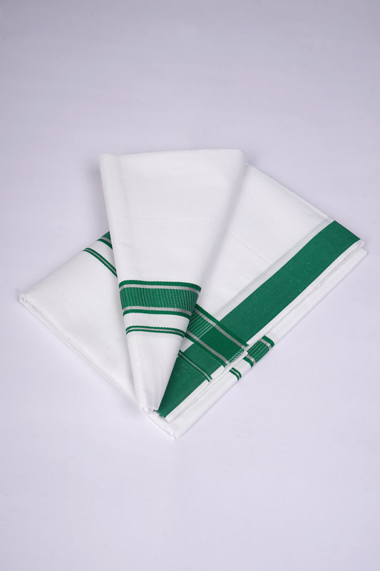 FS-130 W/S DHOTI  1.90 MTR - Dark Green