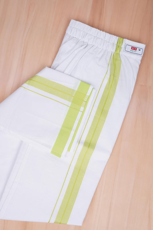 Easy Fit Fancy W/S Dhoti - Light Green