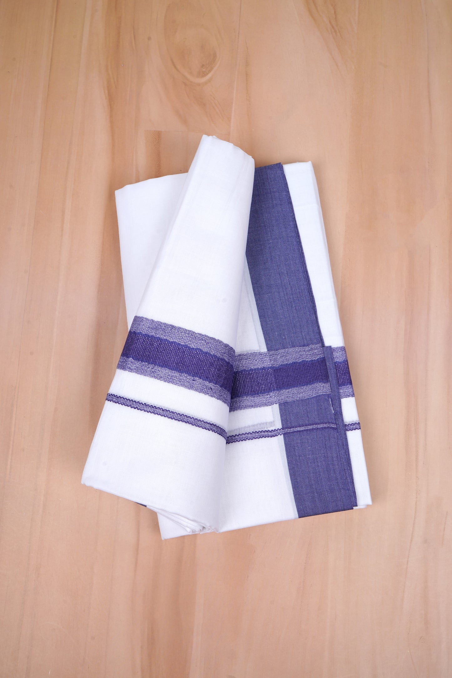 FCD-422 W/D DHOTI 3.80 MTR- Blue
