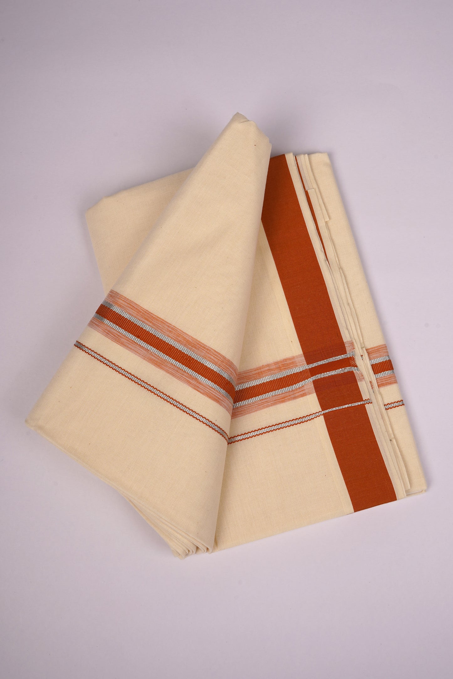 FD-187C C/D DHOTI  3.80 MTR-Brown
