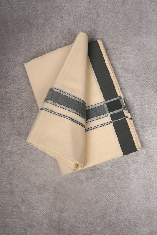 FD-178C C/D DHOTI  3.80 MTR-Light gray