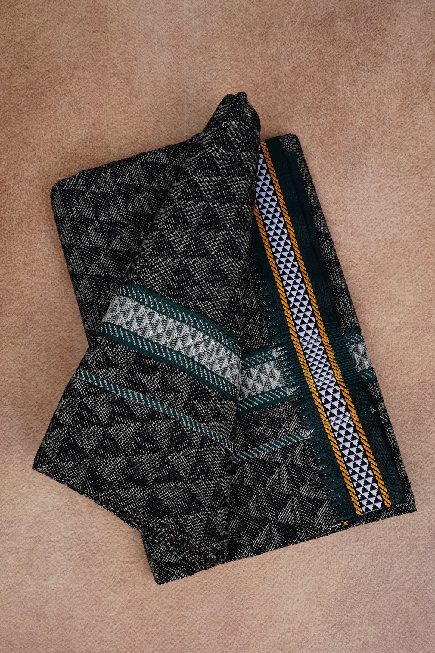 Sulthan Colours Dhoti - Black