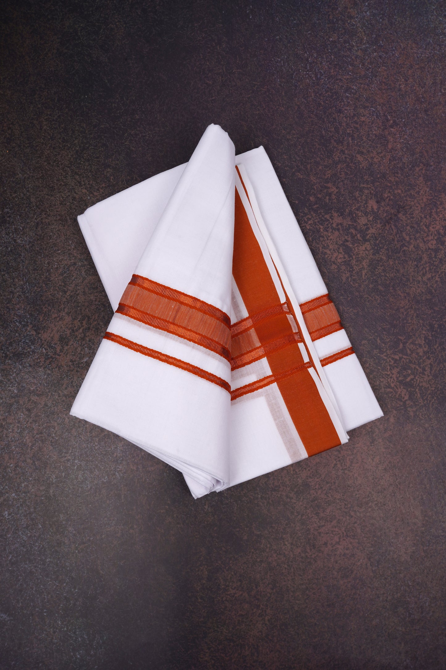FD-176 W/D DHOTI 3.80 MTR-Orange