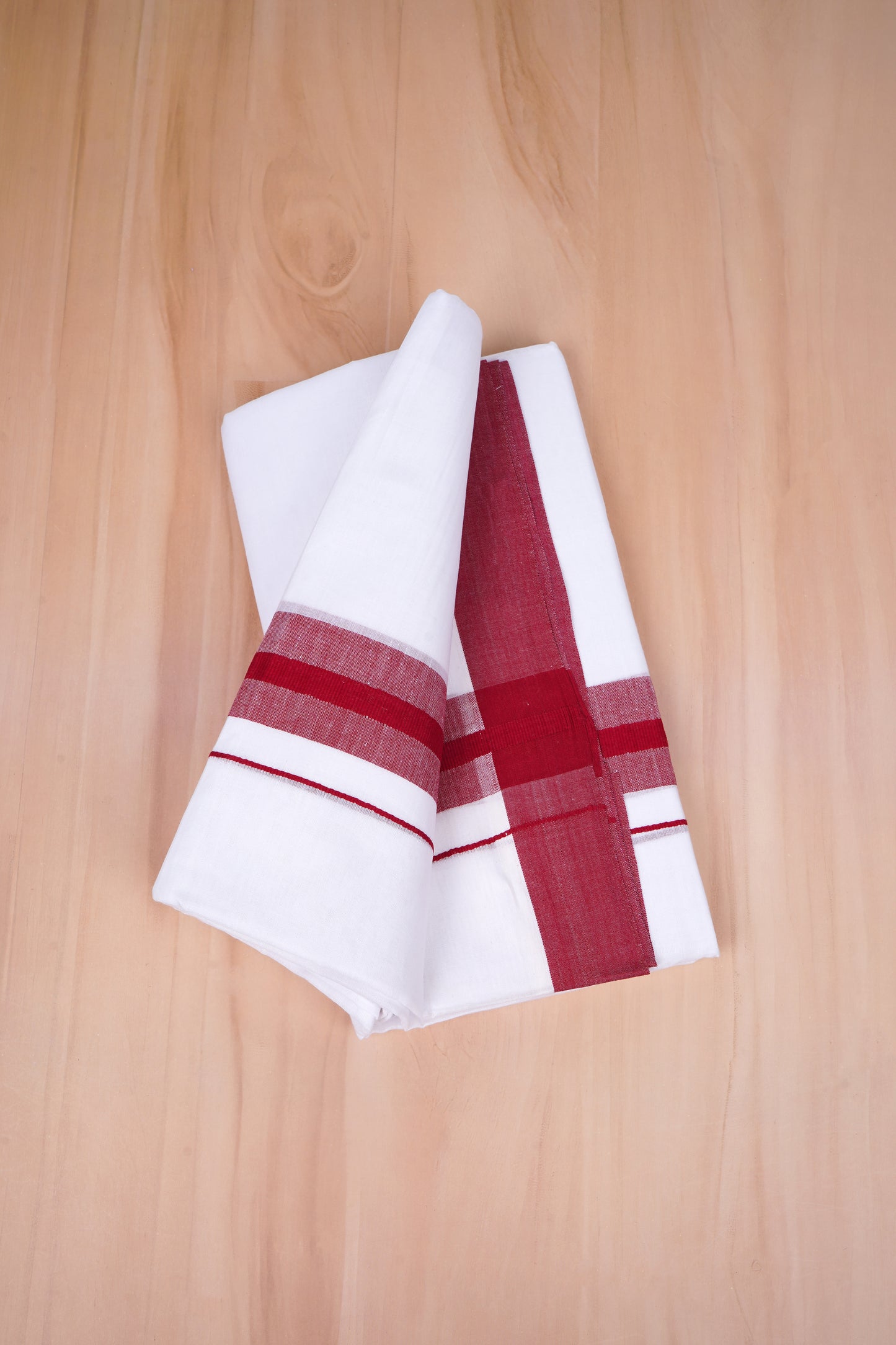 FCD-392 W/D DHOTI 3.80 MTR- Red