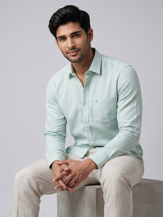 MCR Men Formal Colour Shirt - light green 92056 ICE BERG