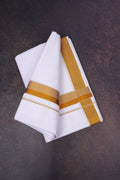 ZENITH GOLD 7 W/D DHOTI 4.00 MTR-Gold