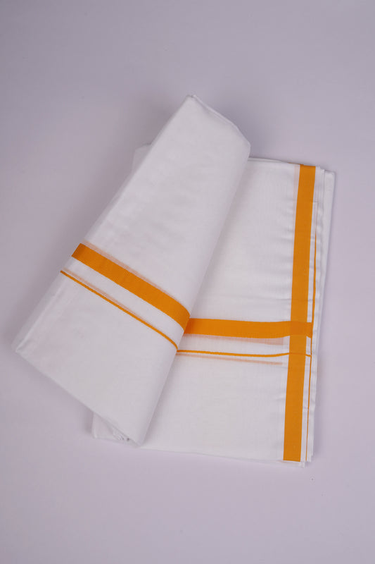 HD-23 W/D DHOTI  4.00 MTR-Yellow
