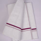 SD-03 W/D DHOTI  3.80 MTR-Dark Violet
