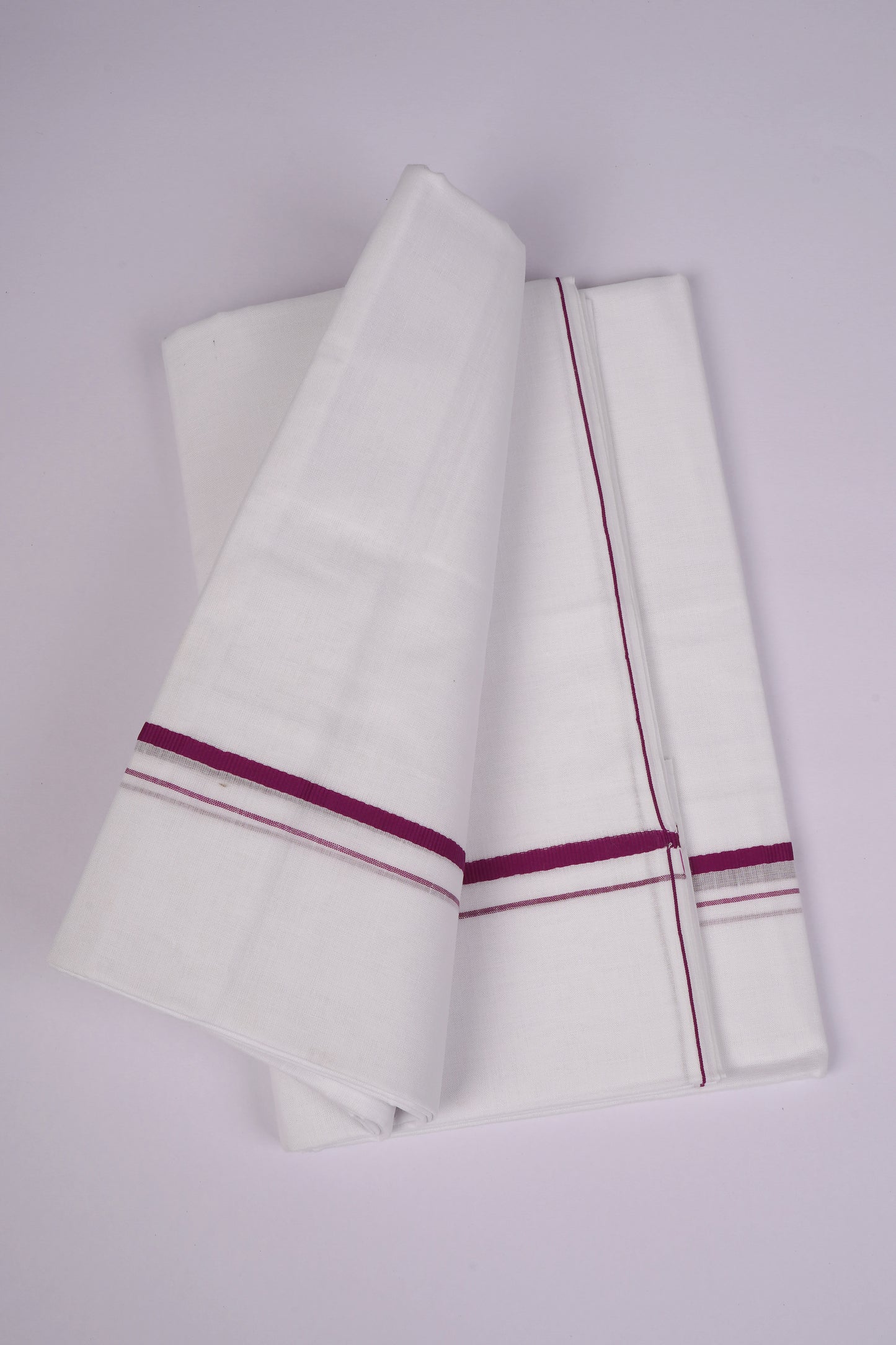 SD-03 W/D DHOTI  3.80 MTR-Dark Violet